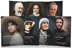 Signs of Grace - You Are Forgiven - Saint Prayer Cards (20-Packs of 7 Featured Saints)